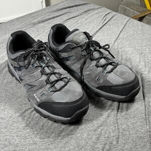 Hi-Tec Jason Low Men's Hiking Shoes Size 13 Gray 78706 Suede Mesh Outdoor Hike